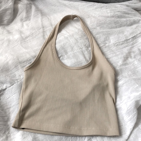 h&m divided nude halter top - Picture 1 of 4